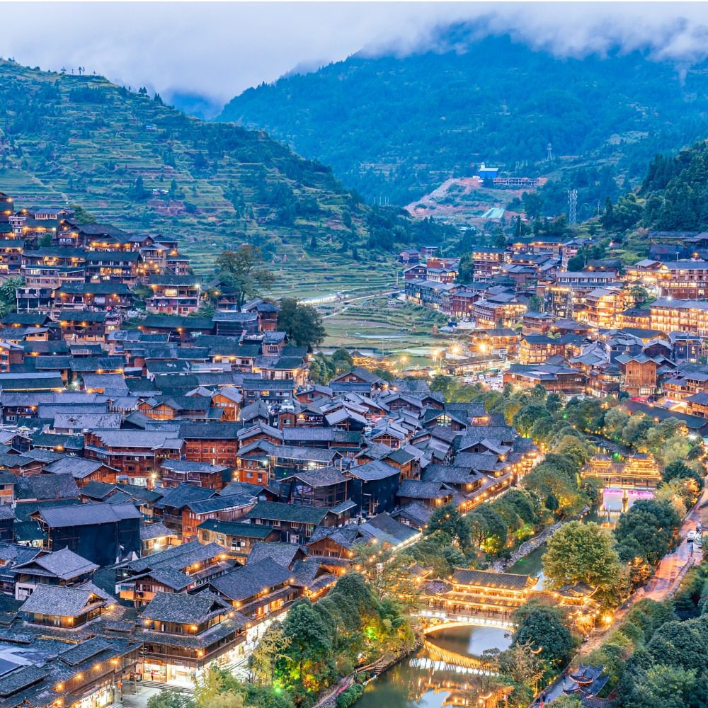 青岩古鎮與貴陽市景