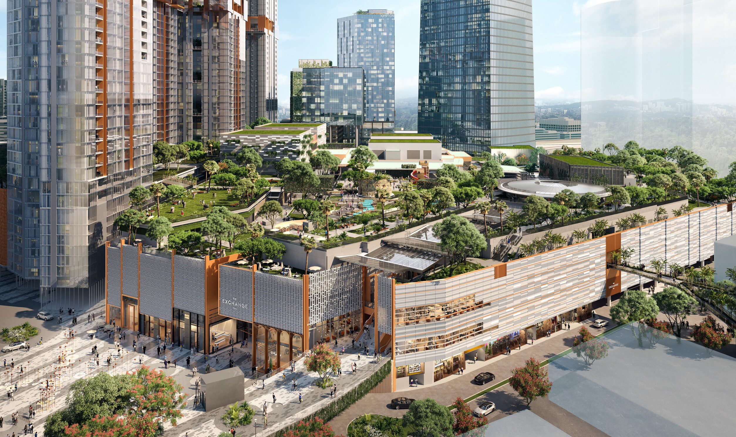 吉隆坡新地標 TRX 商場