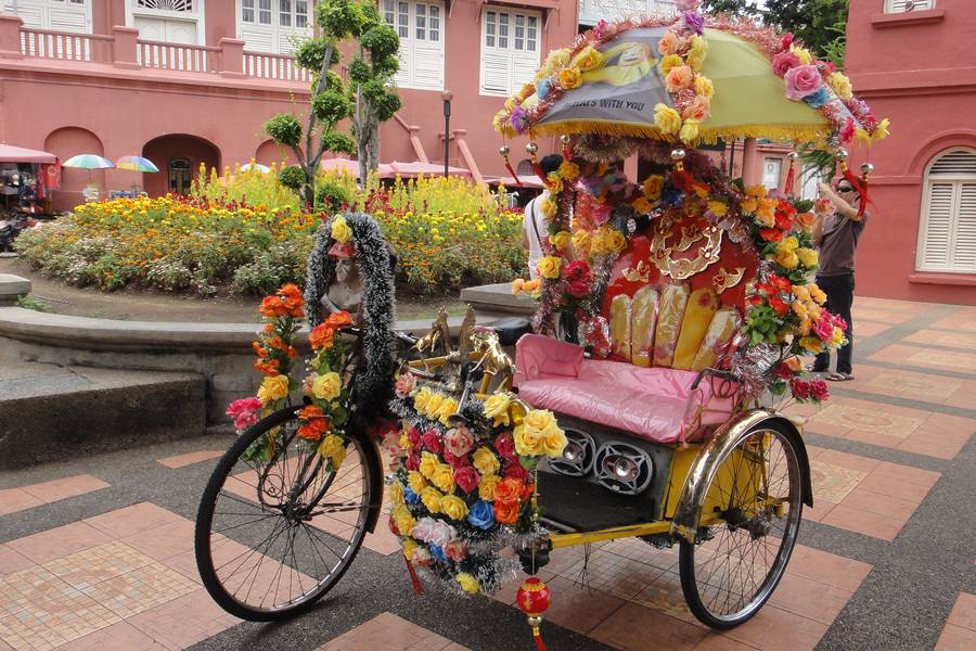 雞場街與三輪車